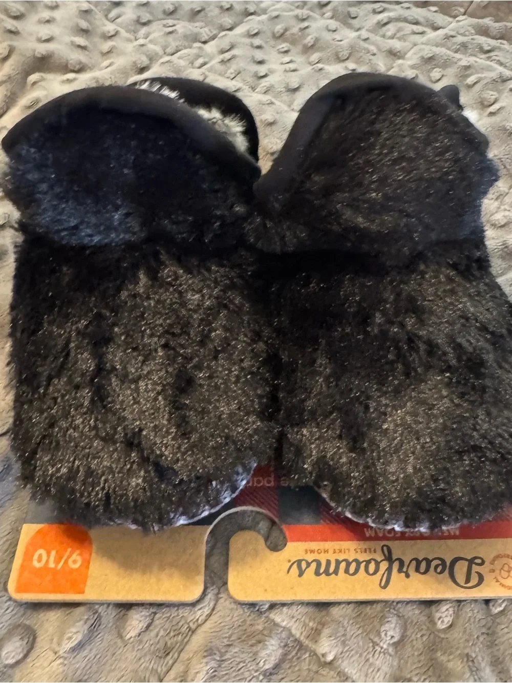 Dearfoams Kid S Girls Charlotte Fuzzy Bootie Slipper